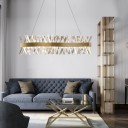 Loft Industry Modern - Razor Line Chandelier